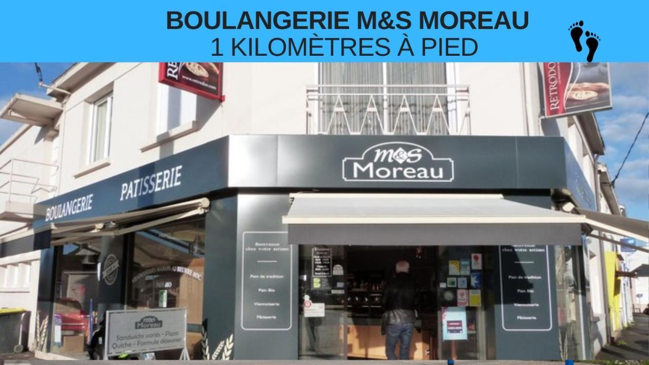 Saint Nazaire - Le Sembat - Proche Mer - Wifi Fibre Exterior foto